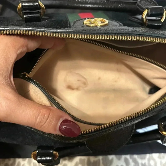 Gucci satchel with crossbody strap - Picture 7 of 12